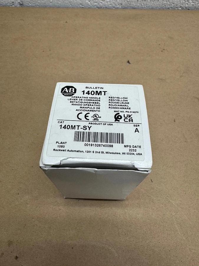 Allen Bradley 140MT-SY Red/Yellow Door Coupling Handle *NEW*