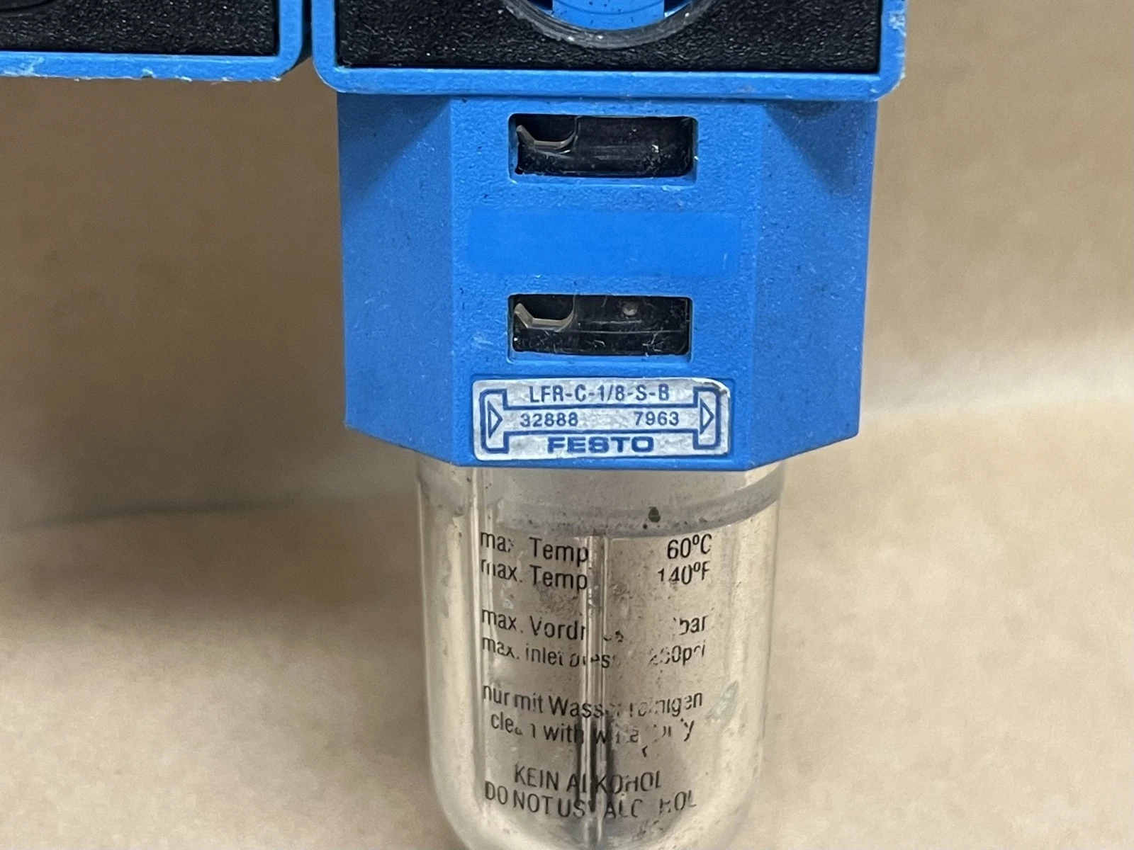 Used Festo LFR-C-1/8-S-B Filter Regulator