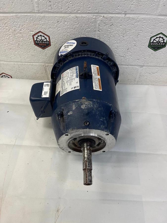 Used Marathon Electric HVN 184TTFR14012AA Motor 5 HP 60 Hz 3475 RPM 3-phase