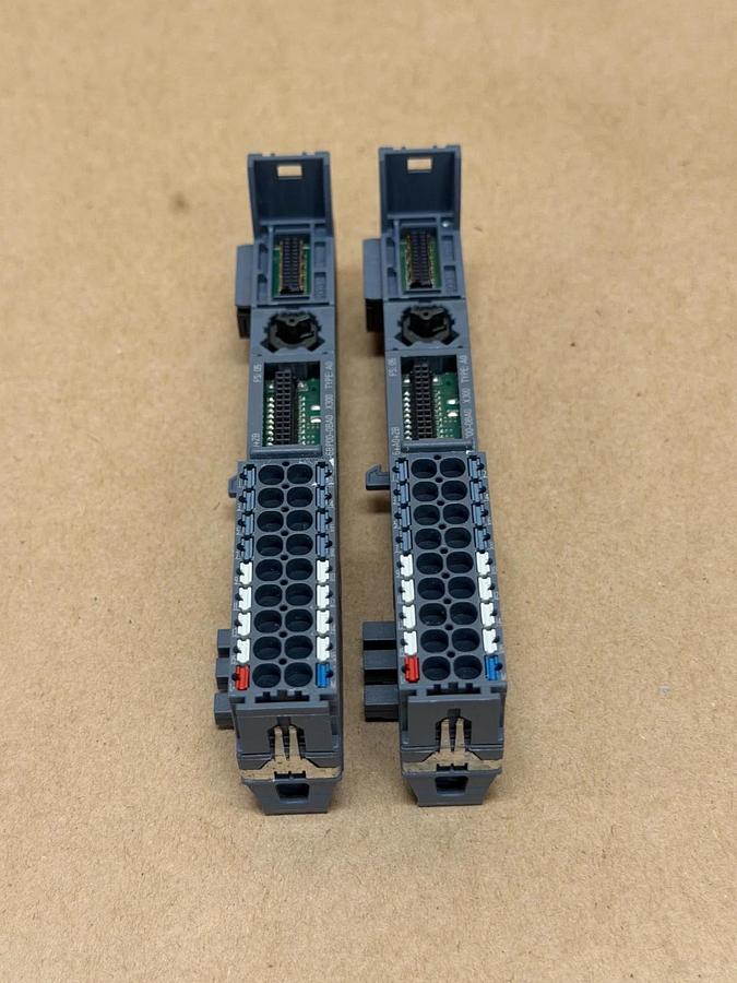 Used Siemens 6ES7 193-6BP00-0BA0 Base Unit - Lot of 2