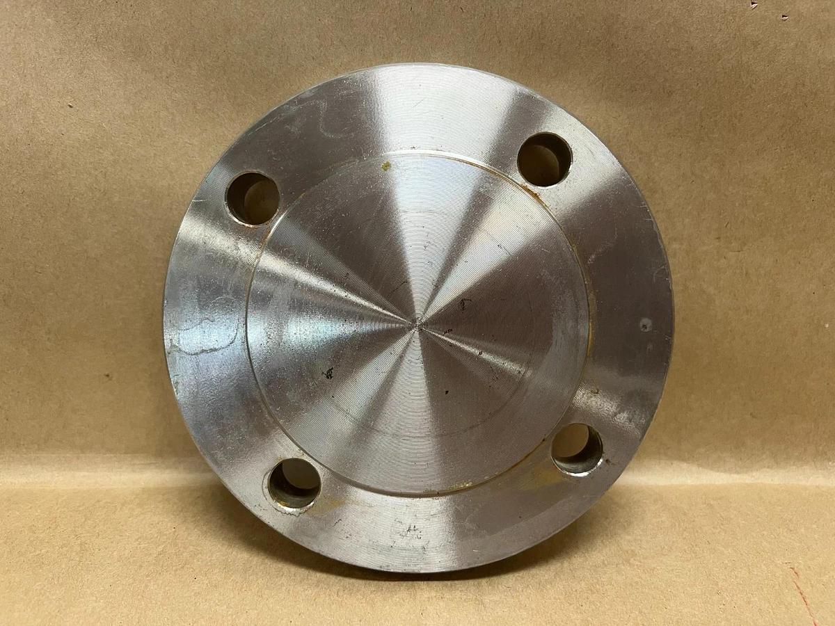 Used KOF SA/A182F316/316L Stainless Steel Pipe Flange, 3", 4 Bolt