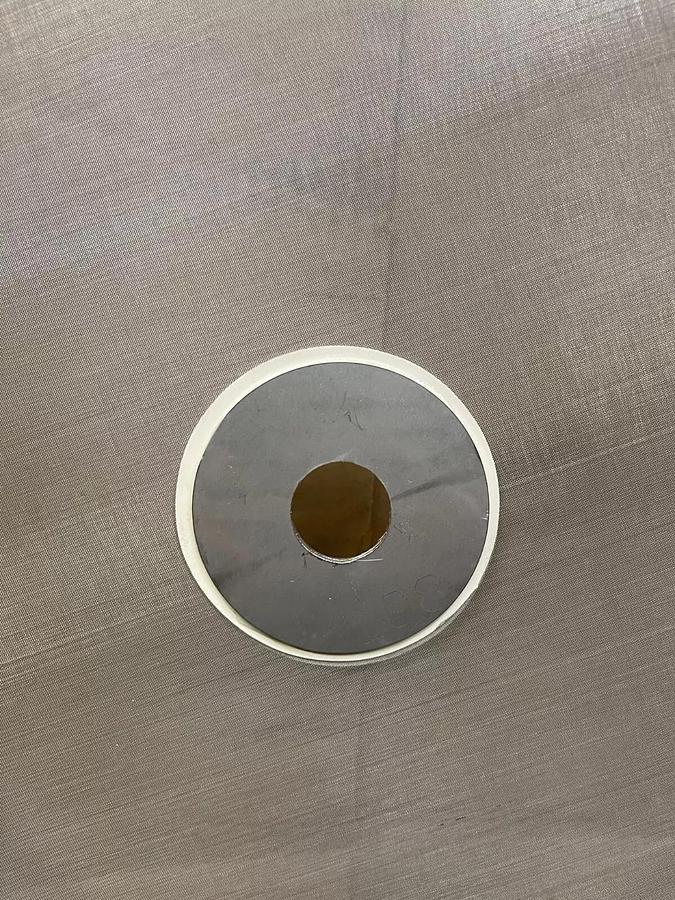 Used Stainless Steel 24” Mesh for Vibratory Screener, 224 microns, w/ 1” Center Hole