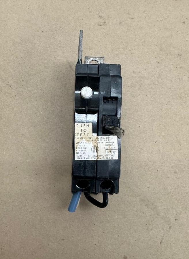 Used I-T-E BFI-B020 Circuit Breaker