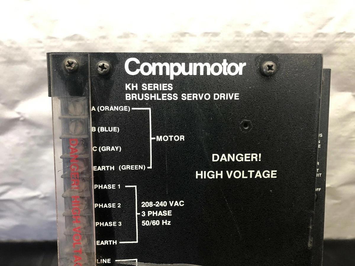 Used Parker KHX-Drive Brushless Servo Motor, 3.5 KW Continuous Output