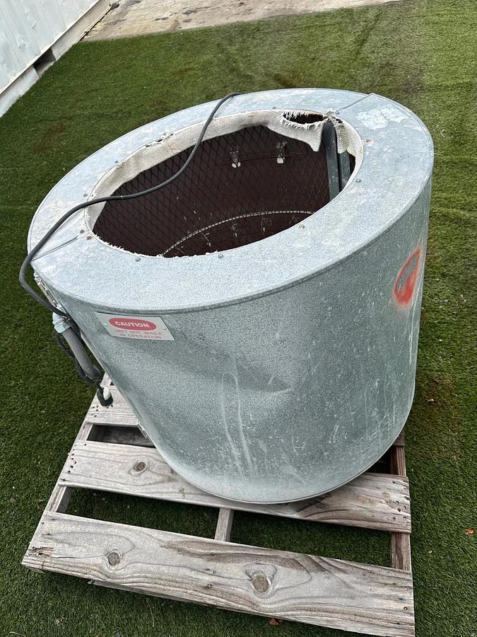 Used Ohmtemp SWL-55-1151 55 Gallon Drum Heater, 115V, 15A, Phase 1