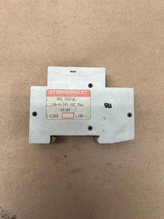 Used StopCircuit GMU 10U/UL 10A-U-240 Max VAX Breaker