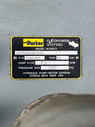 Used Thermal Transfer Heat Exchanger RM-08-42, 10HP Baldor Indust. Motor 37A002Z05062