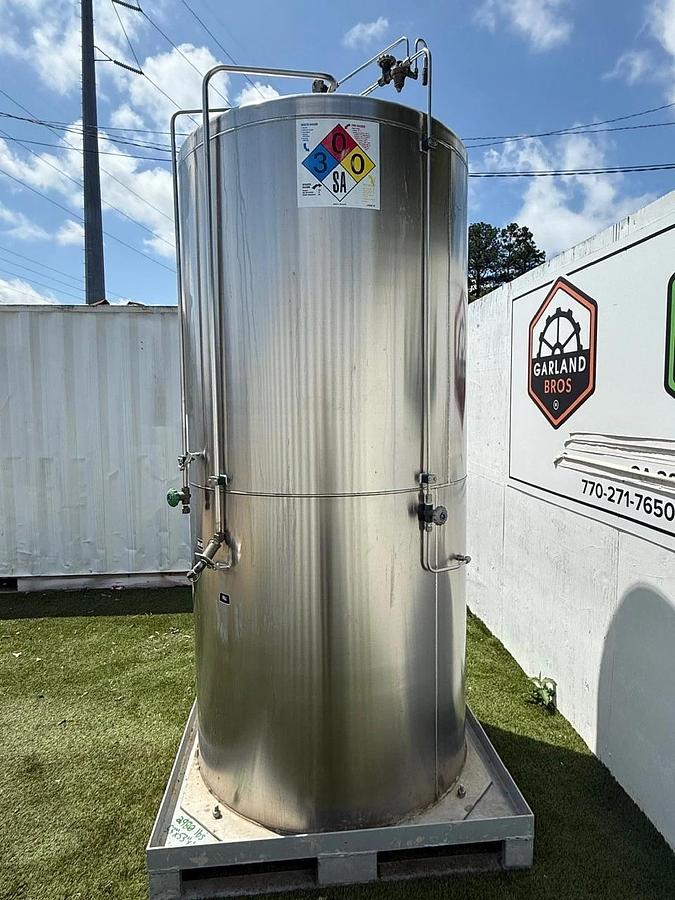 Used Perma-Cyl 2000L Nitrogen, Refrigerated Liquid Storage Tank