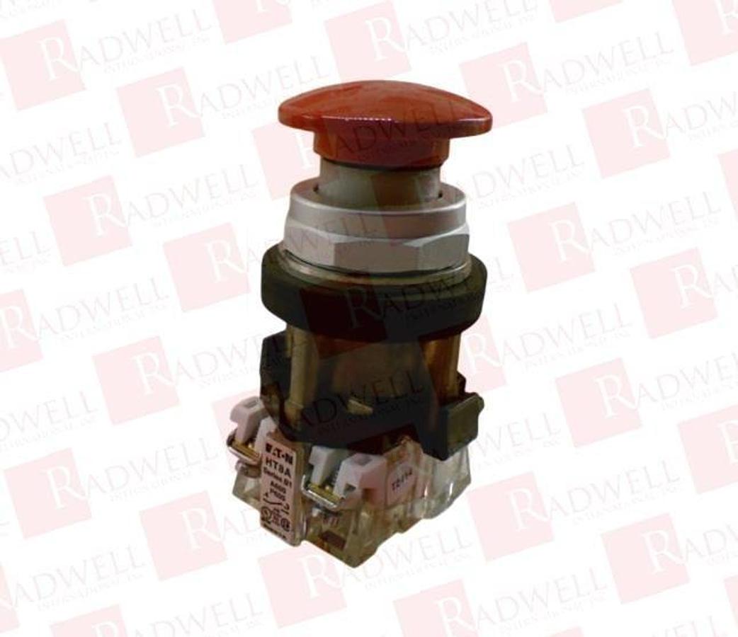 Used Eaton HT8FBRAF Red Push-Pull Button 24V *NEW*