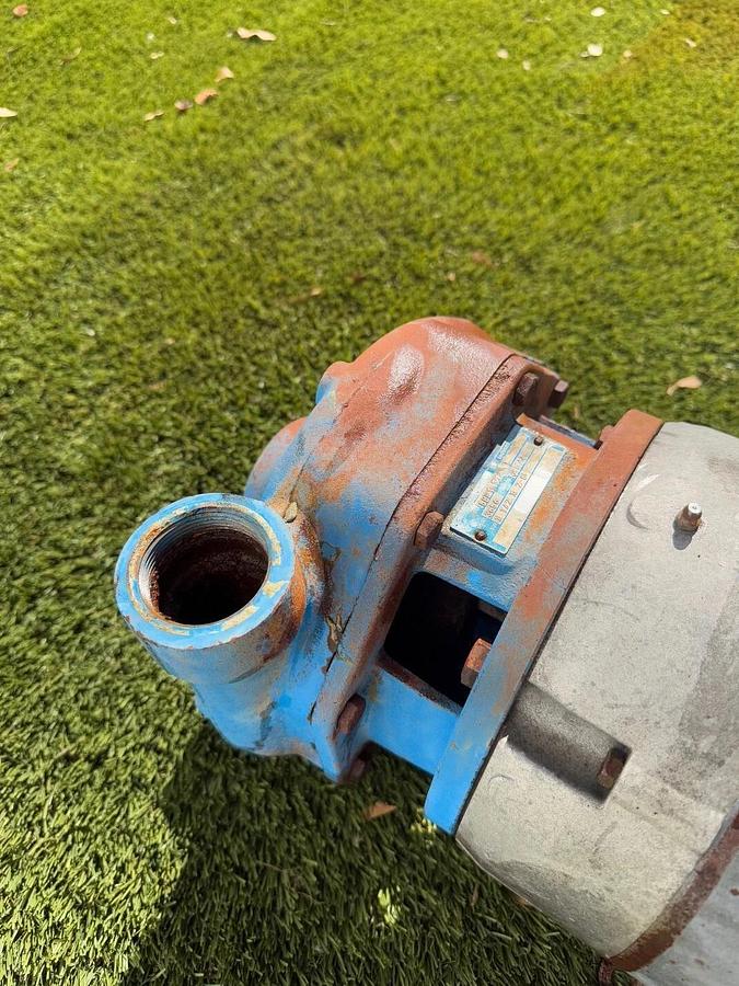 Used Baldor JMM3711T Industrial Motor, 10HP, 3450RPM, 230/460V, 3Ph, 215JM Frame 60Hz