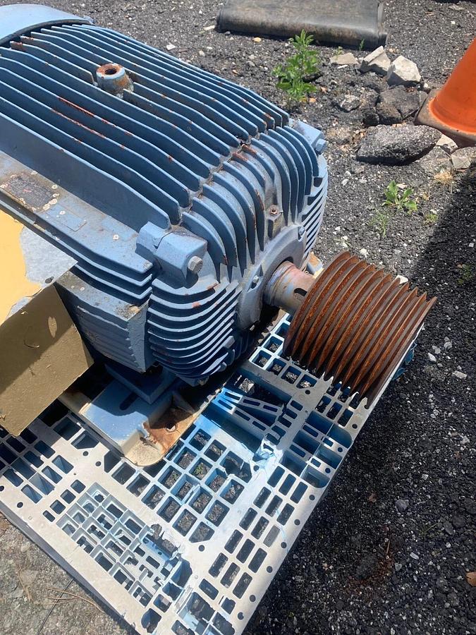 Used Weg IPE125-444T 125HP 460V 143A 3 Phase Motor