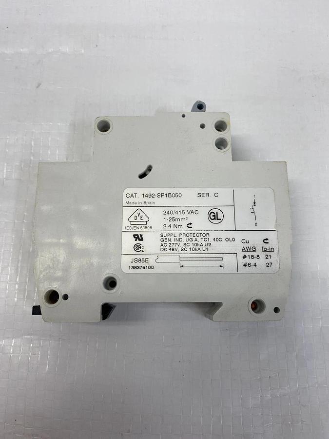 Used Allen-Bradley 1492-SP Series C Circuit Breaker - Lot of 4