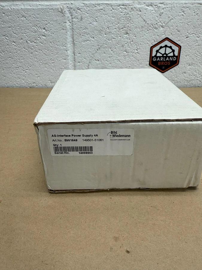 Bihl+Wiedemann BW1649 Power Supply *NEW*