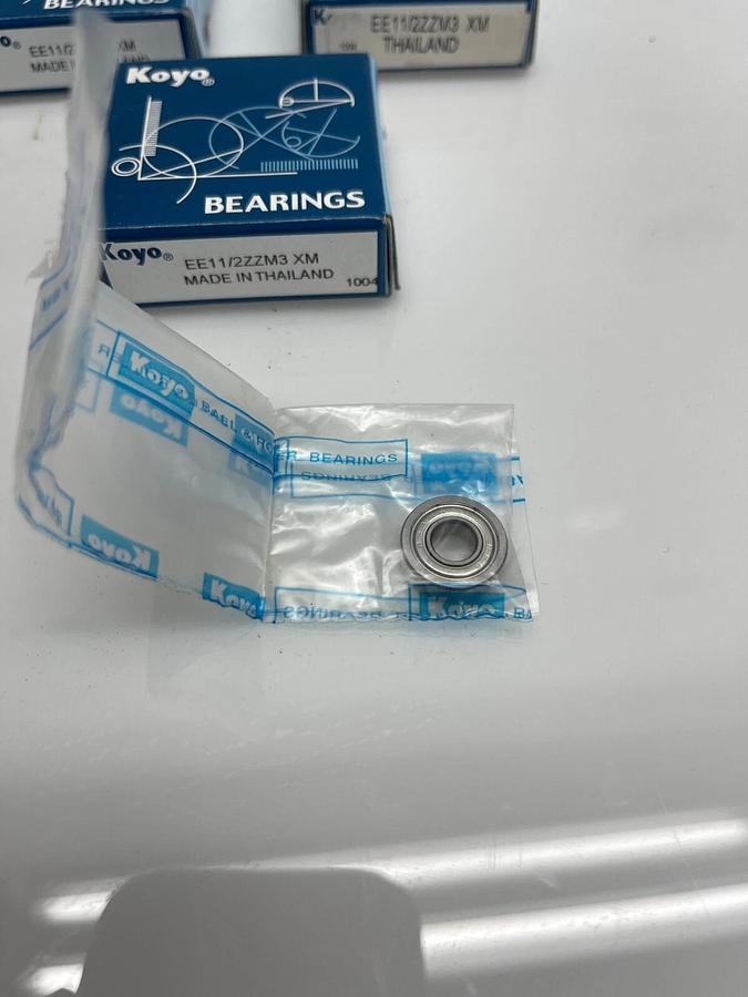 Used Koyo EE11/2ZZM3 XM, Bearing, 1/4” ID, 5/8” OD, Double Shielded - Lot of 7