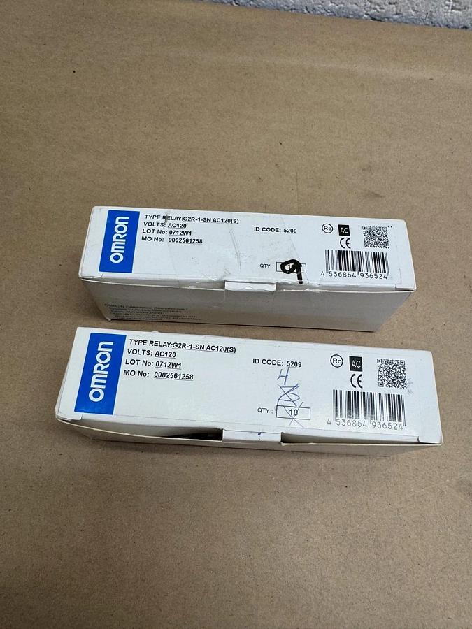 Omron G2R-1-SN AC120 General Purpose Relay Qty 13 *NEW*