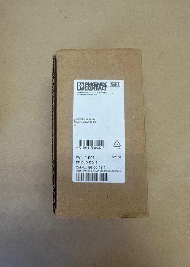 Phoenix Contact 5600461 Dual Power Outlet *NEW*