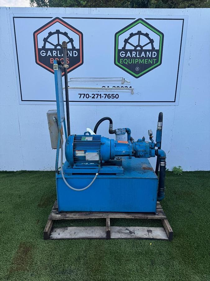 Used 20Hp Hydraulic Power Pack, Nachi VDC-3B-1A3-E20 Vane Pump, 85 Gal Tank