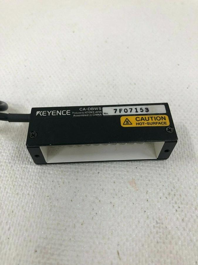 Used Keyence CA-DBW5 Illuminator White Bar Lights - Lot of 2