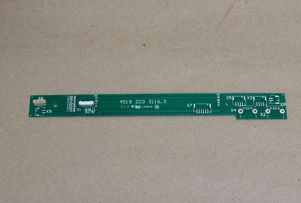 Used General Electric 5464.1 Dental Keyboard PCB