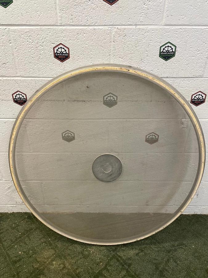 Used Stainless Steel 40” Mesh for Vibratory Screener, 62 microns, w/ Center Hole