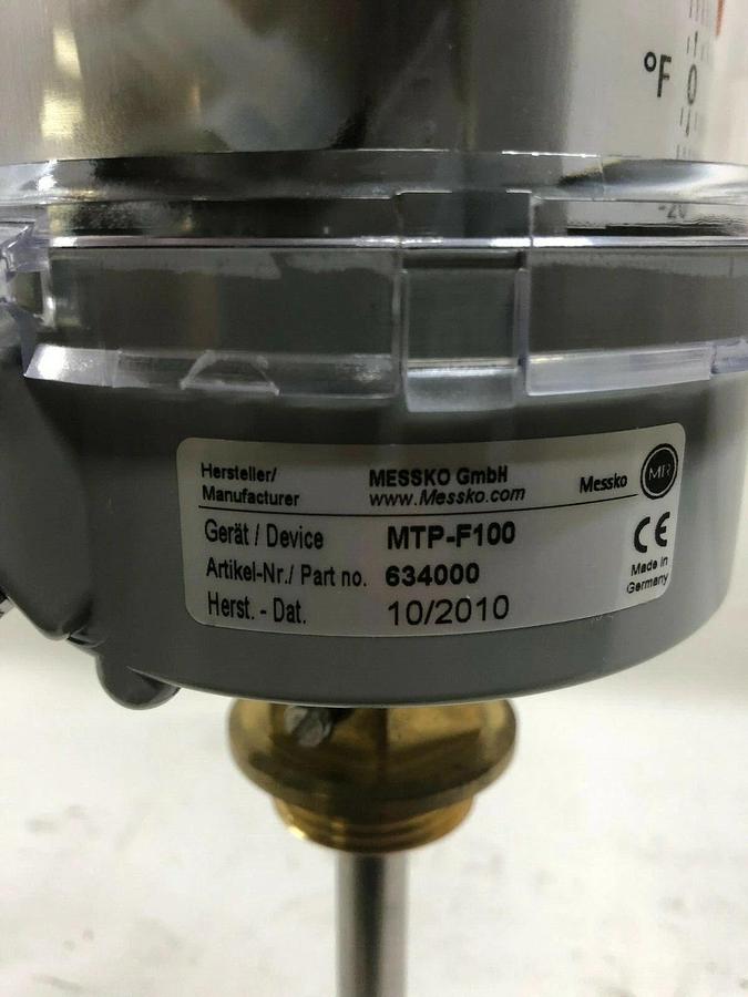 Used Messko MTP-F100 Temperature Gauge