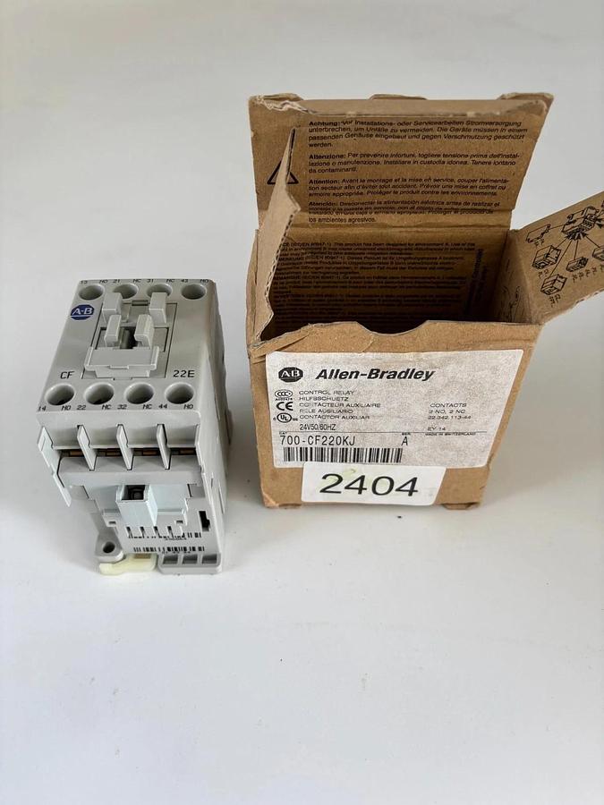 Used Allen-Bradley 700-CF400E* Series A Control Relay