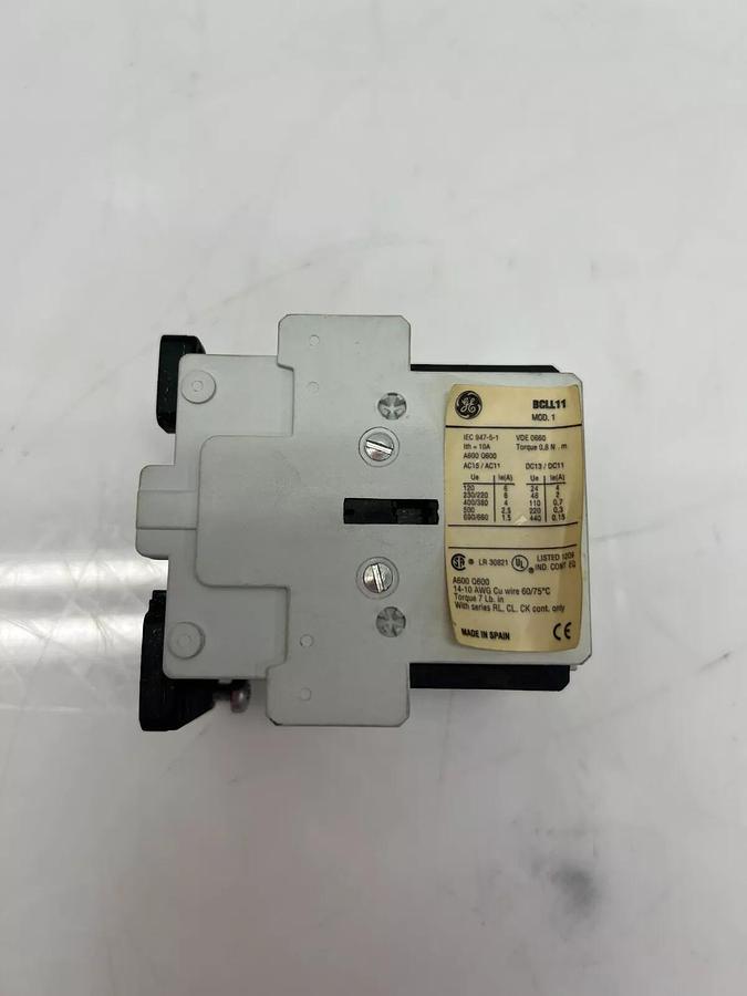 Used General Electric CL02, BCLL11 Contactor