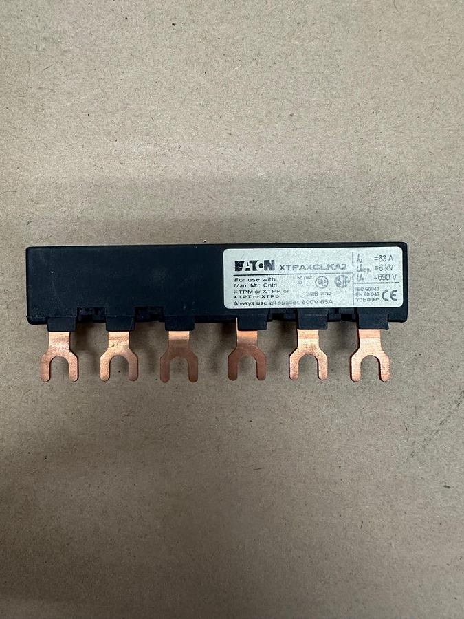 Used Eaton XTPAXCLKA2 3-Ph Common Link A, 2 Devices Frame B *NEW*