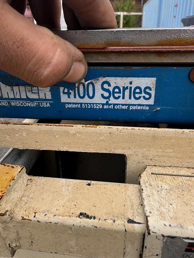 Used Dorner 673932 4100 Series, 3-3/4” x 39” Conveyor Belt