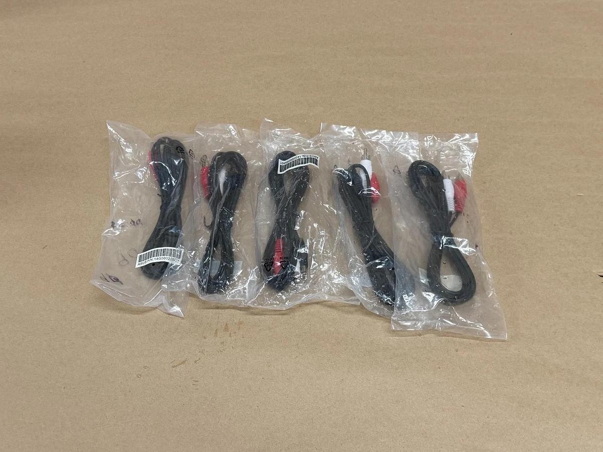 Used 14G000205401 Stereo RCA Audio Cable - Lot of 5
