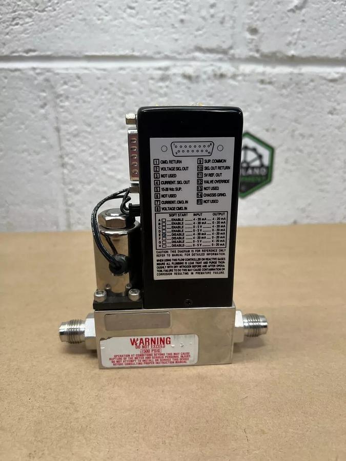 Used Brooks 5850i Mass Flow Controller, 15,000 SCCM Flow, Nitrogen