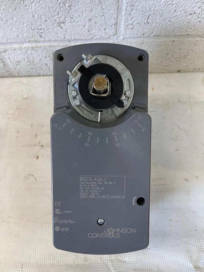 Used Johnson Controls M9216-AGA-2 Actuator 140 IN-LB (16 Nm) 24 VAC