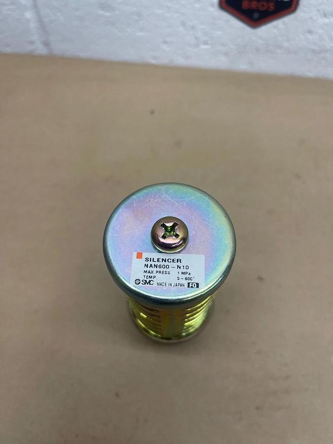 Used SMC NAN600-N10 Silencer, Pneumatic Muffler