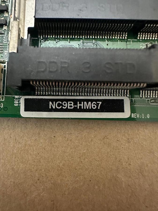 Used Intel NC9B-HM67 Mini-ITX w/ CoolJag Fan