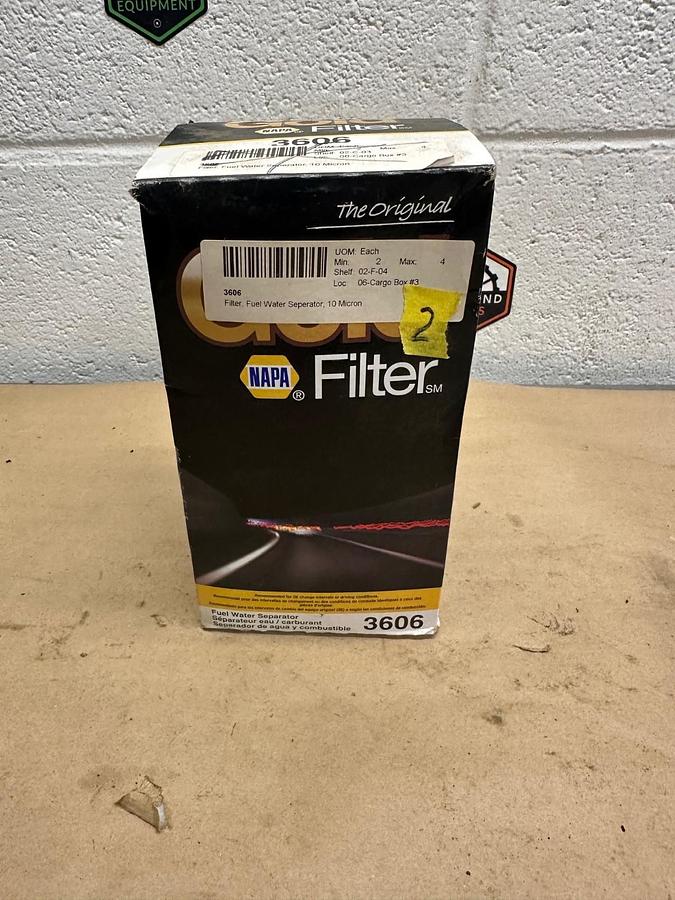 Used NAPA 3606 Gold Fuel Filter *NEW*