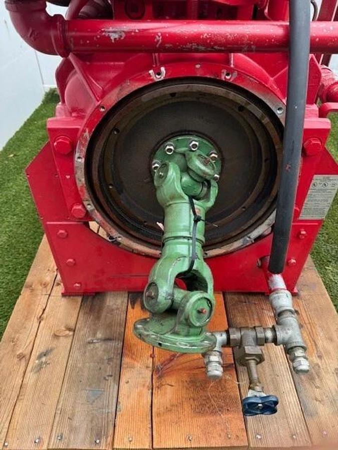 Used Clarke’s JW6HUF60 Stationary Fire Pump Engine Driver w/ Firetrol Controller