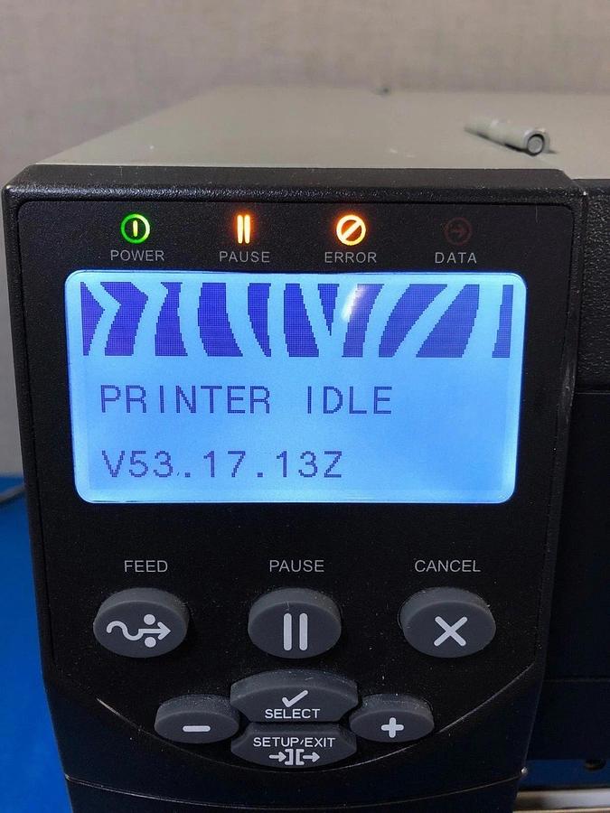 Used Zebra ZM400 Thermal Label Printer