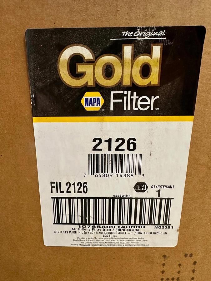 Used NAPA 2126 Air Filter
