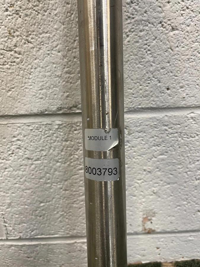 Used M Braun 304 Stainless Steel Sanitary Pipe w/ KF40 Flange 8003793