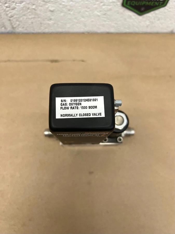 Used Brooks 5850i Mass Flow Controller 1,500 SCCM, Oxygen