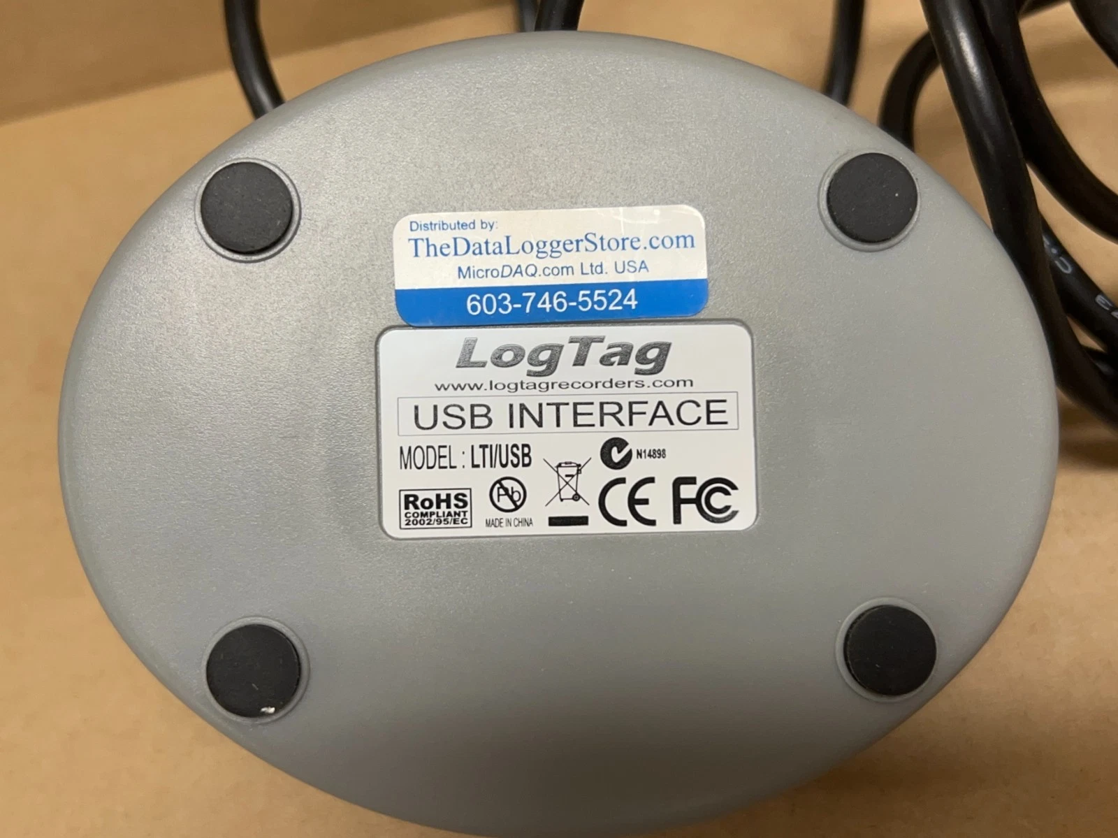 Used LogTag TRIX-8/LTI/USB USB Interface System, 5 Data Log Temperature Recorders