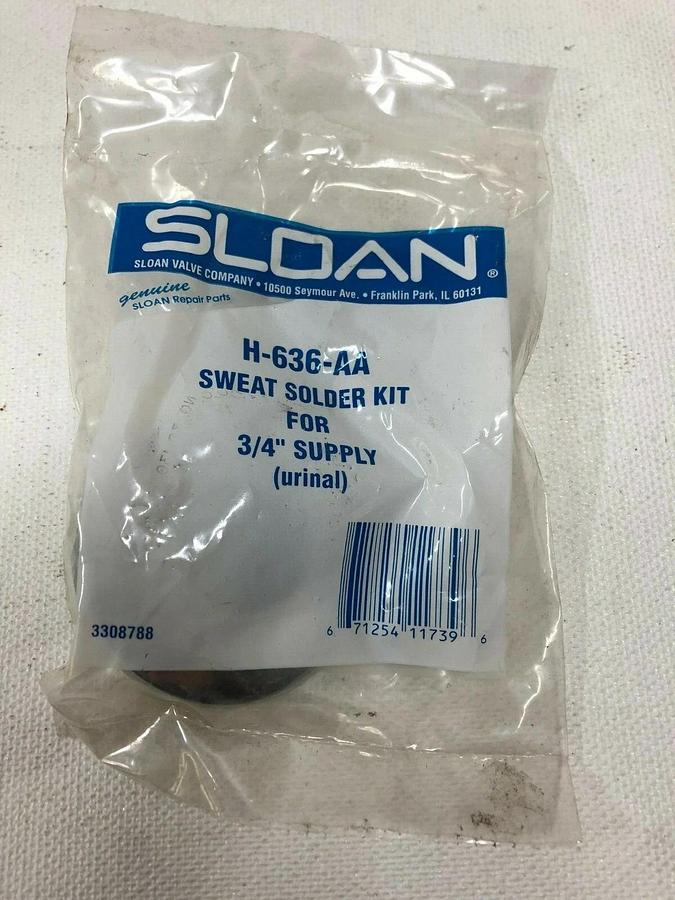 Used Sloan H-636-AA (LOT of 4) and Sloan A-163-A (LOT of 2)