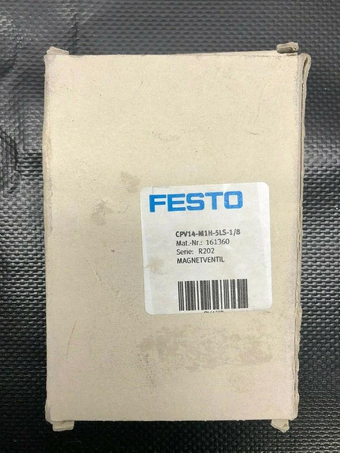 Used Festo CPV14-M1H-5LS-1/8 Solenoid Valve, 161360