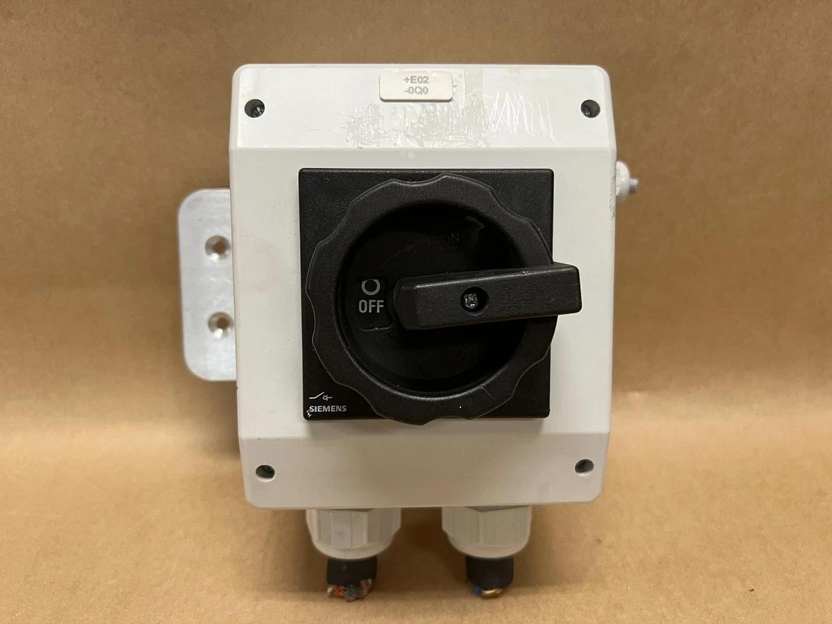 Used Siemens 3LD Series Enclosed Switch Disconnector