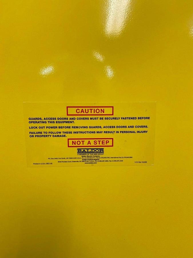 Used Baldor Dodge 904096 Belt Guard Assembly , Size TA4207BG-B