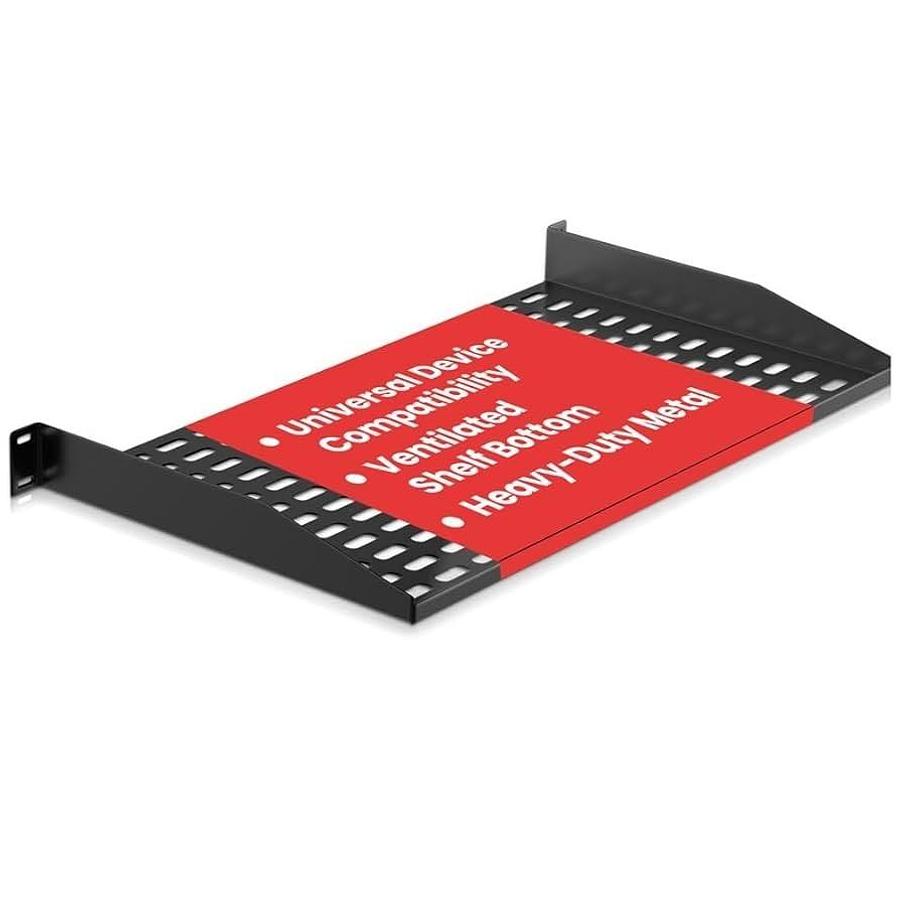 Used PYLE PLRSTN14U Server Rack Shelf, Universal Device Mounting Tray *FACTORY SEAL*