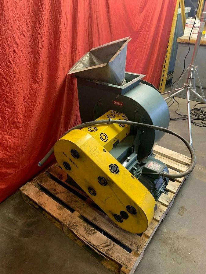 Used New York Blower (NYB) Size 15 PLR Fan Class 2 ARR-9, 3266 CFM , 5 HP Motor