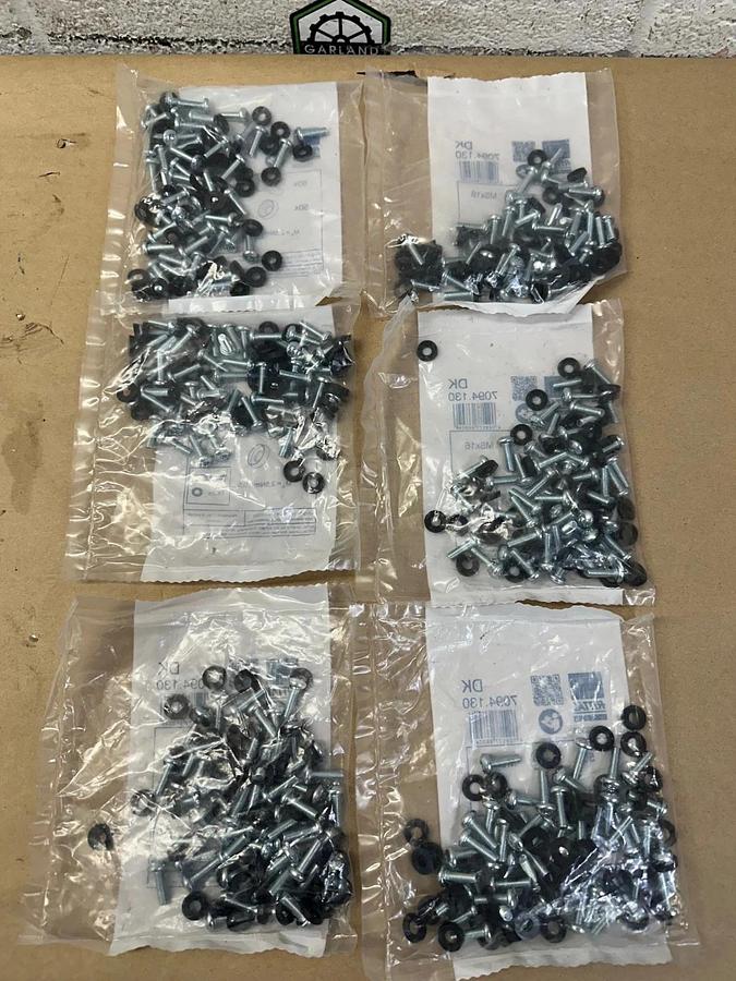 Used Rittal 7094-130 Multi-Tooth Screw M5x16 Pack of 50 - Lot of 6 *NEW*