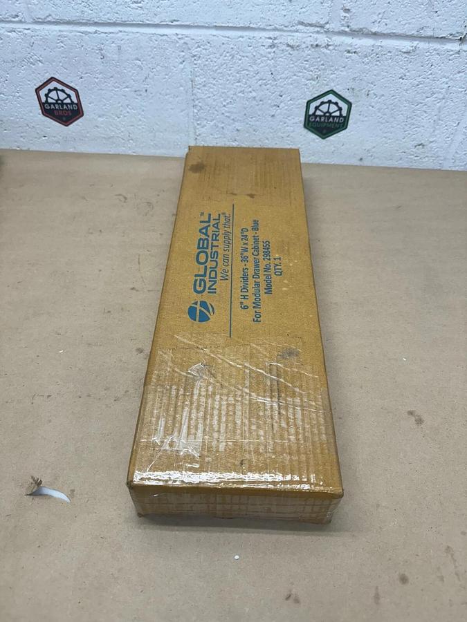Global Industrial 298455 6” H Dividers- 36” W x 24” D, for Module Drawer Cabinet