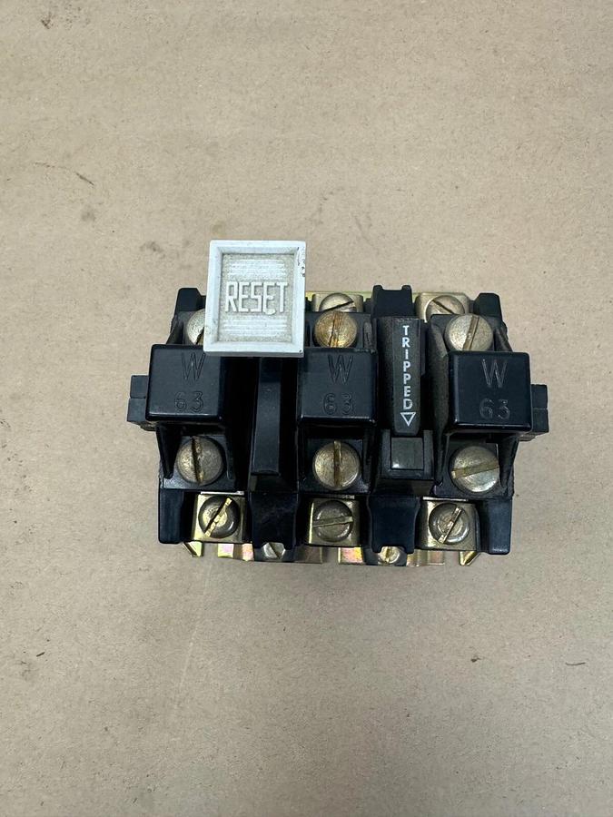 Used Allen Bradley 592-B0V16 Series B Overload Relay, NEMA A600